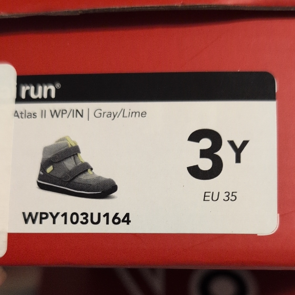 Nwt See Kai Run Atlas Ii Gray And Neon Kids Boots — image 4 of 4